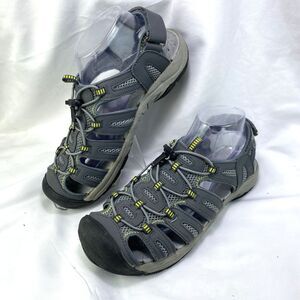 Khombu Watermates Men's Sandals (26cn) Sz 9 Gray Adjustable Hiking Summer Water